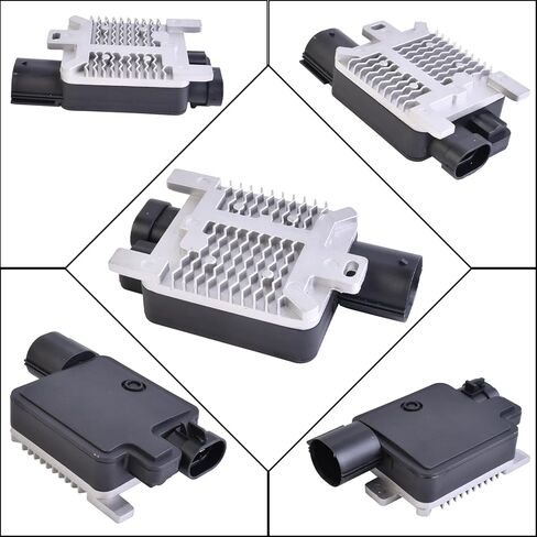 940002904 Engine Cooling Fan Control Module Compatible with Ford Edge Flex Lincoln MKX MKS 2007 2008 2009 2010 2011 2012 2013 2014 2015 Radiator Fan Controller for 2.0L 2.7L 3.5L 3.7L in Saudi Arabia