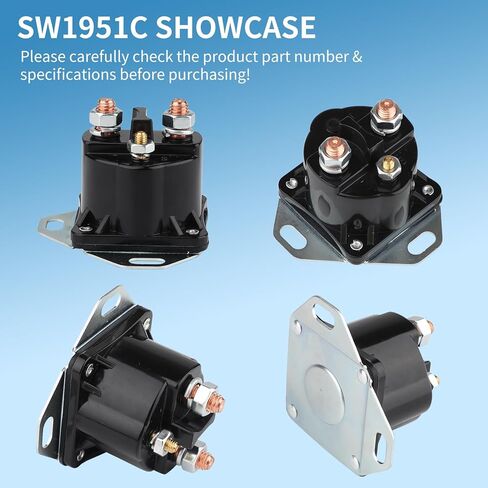 SW1951C مرحل الملف اللولبي شديد التحمل، متوافق مع Ford F150 F250 F350 F450 F550 E150 E250 E350 Escort Bronco Mustang Ranger استبدال SS598T SW1951C SW1507 SW1507ADP SW1951A SW1951 SW1951B(12V) in Saudi Arabia