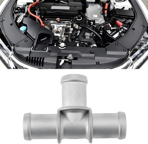 eMagTech 2Pcs Car Coolant Heater Hose Adapter 3/4 x 3/4 x 3/4 T-Piece Hose Connectors for Car Coolant or Heater Pipe in Kuwait