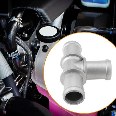 eMagTech 2Pcs Car Coolant Heater Hose Adapter 3/4 x 3/4 x 3/4 T-Piece Hose Connectors for Car Coolant or Heater Pipe in Kuwait