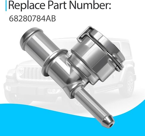 68280784AB Heater Hose Joint Compatible with Jeep Wrangler 2.0 2018-2024 HVAC Aluminum Heater Hose Connectors in Saudi Arabia