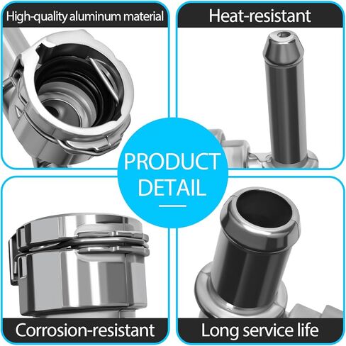 68280784AB Heater Hose Joint Compatible with Jeep Wrangler 2.0 2018-2024 HVAC Aluminum Heater Hose Connectors in Saudi Arabia