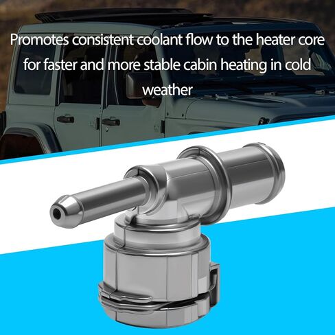 68280784AB Heater Hose Joint Compatible with Jeep Wrangler 2.0 2018-2024 HVAC Aluminum Heater Hose Connectors in Saudi Arabia