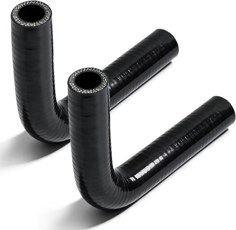 2PCS ID 5/8" 16mm 90 Degree Elbow Coupler Hose (4" Leg Length) for Reinforced Turbo, Intercooler, Intake Piping, Industrial, Silicone 4Ply, High Temp in Kuwait