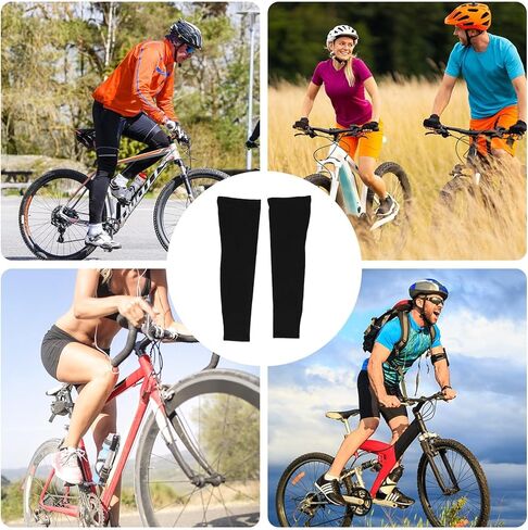 Men Women Cycling Leg Warmers Fleece Lined Sports Tights Cover Compression Calf Sleeve Relief Thermal Riding Leg Sleeves for Cold Weather Outdoor Exercise in Saudi Arabia