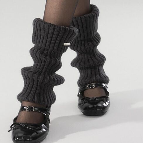 Y2K Crochet Leg Warmers | Handmade Chunky Knit Socks | 2 pieces in Saudi Arabia