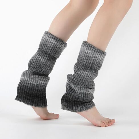 Women's 2 Pairs Ribbed Knit Leg Warmers Cute Streetwear Festival Rave Coquette Accessories for Women Girls in Saudi Arabia