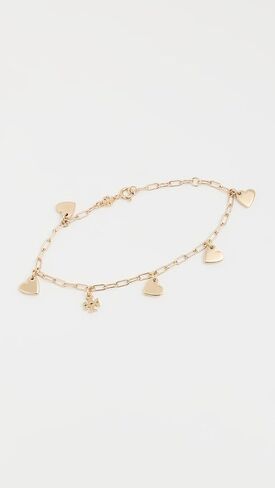 Tory Burch Women's Good Luck Chain Heart Bracelet in Saudi Arabia