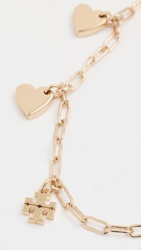 Tory Burch Women's Good Luck Chain Heart Bracelet in Saudi Arabia