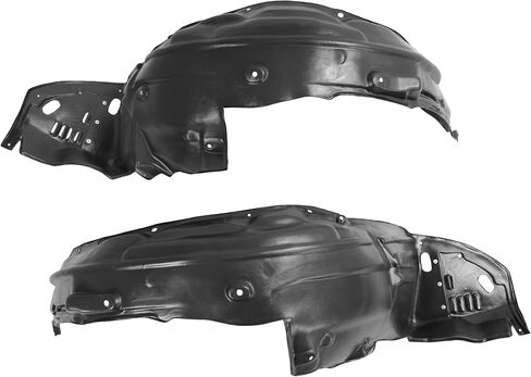 ECOTRIC Front Fender Liner Compatible with 2008-2012 Honda Accord Sedan Without Insulation Foam Replace for HO1249138 HO1248138 74100TA5A00 74150TA5A00 Inner Wheel Liner Splash in Saudi Arabia