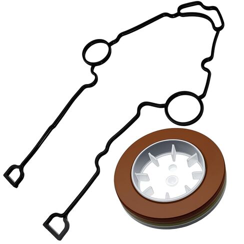 Timing Cover Gasket & Crankshaft Oil Seal Compatible with 5.7L 6.1L 6.2L 6.4L HEMI Jeep Commander Grand Cherokee Dodge Chrysler 300 Aspen Ram 1500 2500 3500 Replace for TCS46169 TCS 46169 53021585AD in Saudi Arabia