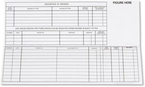5Forms 59004N Traveller Registers 8 5/8 x 3" Qty 5 Registers in Saudi Arabia