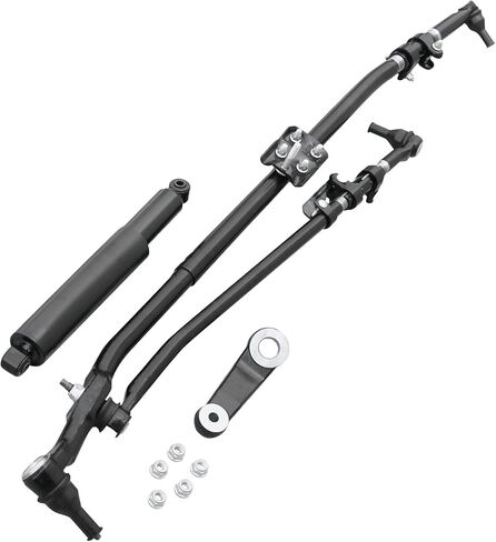 Front Steering Linkage Drag Link Tie Rod Kit Assembly Replacement for Dodge Ram 1500 2500 3500 Truck 4WD Replaces 52122362AL 52122362AF DS800981A 6505623AA 68039930AA in Saudi Arabia
