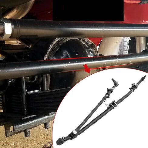 Front Steering Linkage Drag Link Tie Rod Kit Assembly Replacement for Dodge Ram 1500 2500 3500 Truck 4WD Replaces 52122362AL 52122362AF DS800981A 6505623AA 68039930AA in Saudi Arabia