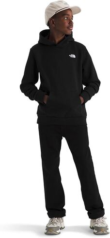 بلوفر بغطاء للرأس Evolution Emb للجنسين من The North Face - سويت شيرت بغطاء للرأس للأولاد والبنات، جيب الكنغر in Saudi Arabia