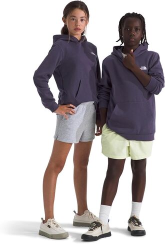 بلوفر بغطاء للرأس Evolution Emb للجنسين من The North Face - سويت شيرت بغطاء للرأس للأولاد والبنات، جيب الكنغر in Saudi Arabia
