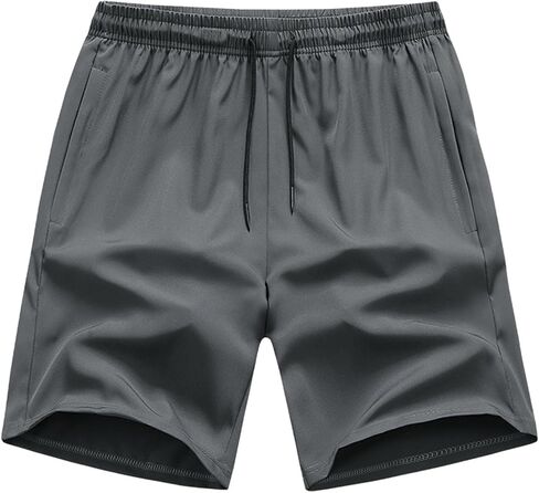 Mens Swim Trunks Elastic Waist Drawstring Swimming Shorts Swimwear Bathing Suits Quick Dry Beach Shorts with Pockets in Saudi Arabia