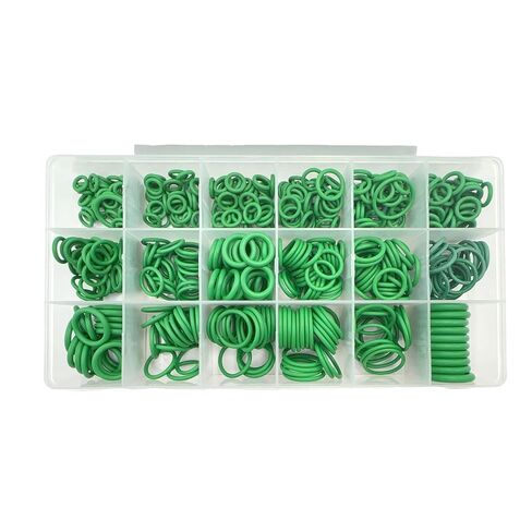 530 قطعة تكييف هواء السيارة O Ring Kit ختم طوقا غسالة ضاغط ختم تشكيلة مجموعة 18 مقاسات تكييف هواء السيارة AC O Ring Kit Universal لإصلاح المركبات وصلات الهواء أو الغاز in Kuwait