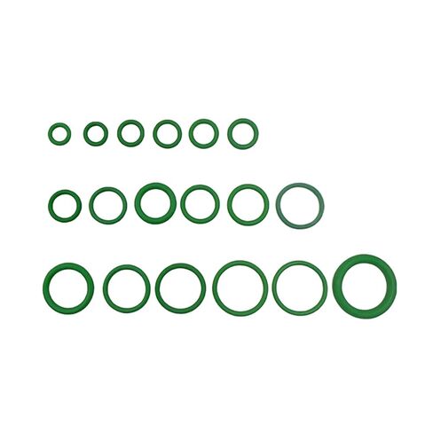 530 قطعة تكييف هواء السيارة O Ring Kit ختم طوقا غسالة ضاغط ختم تشكيلة مجموعة 18 مقاسات تكييف هواء السيارة AC O Ring Kit Universal لإصلاح المركبات وصلات الهواء أو الغاز in Kuwait