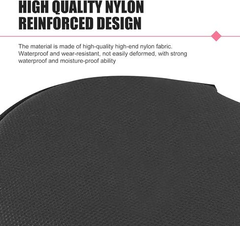 Car CD Case, Oxford Waterproof Disc Storage Binder with Transparent Film Divider, 20 Capacity Portable Round Disc Case, Universal DVD Organizer for Cars (Black) in Saudi Arabia
