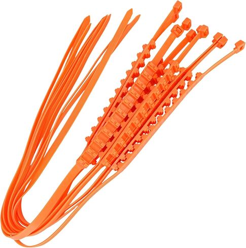10 PCS Universal Anti Skid Snow Tire Zip Ties for Snow Chains Winter Wheels Cable Tire Belts Nylon Non-Slip Zip Tie Tires Chain Emergency for Pickup Trucks and SUV Traction Grips in Kuwait