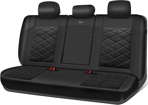 أغطية مقاعد جلدية من CAR PASS إسفنج ذو ذاكرة، أغطية مقاعد جلدية للسيارة مقاعد أمامية مقاومة للماء، تناسب عالمي للسيارات وسيارات الدفع الرباعي والشاحنات، راحة فاخرة قابلة للتنفس، جلد صناعي سميك ثلاثي الأبعاد من الجلد الصناعي باللون الأسود بالكامل in Kuwait