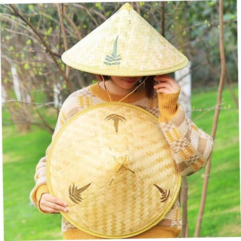 Luxshiny 2pcs Woven Sun Block Hats -rain Outdoor Hats for Boys and Girls Lightweight and for Fishing Gardening and Travel in Kuwait