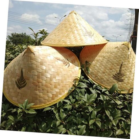 Luxshiny 2pcs Woven Sun Block Hats -rain Outdoor Hats for Boys and Girls Lightweight and for Fishing Gardening and Travel in Kuwait