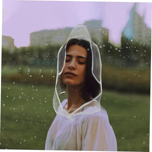 POPETPOP 8pcs Rain Bonnets for Women Hair Hat Lightweight Rain Hat for Outdoor Activities and Hairstyle Maintenance Transparent in Saudi Arabia