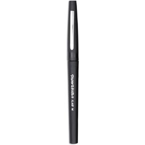 Paper Mate 8430152 Point Guard Flair Needle Tip Stick Pen, Black Ink, 0.7mm, Dozen