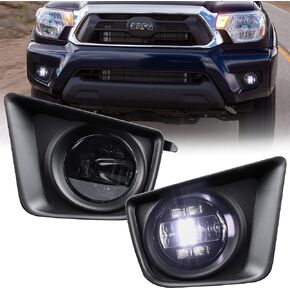 DRFG LED Fog Light with DRL Compatible for Tacoma 2012 2013 2014 2015 Bumper Fog Lights Lamps