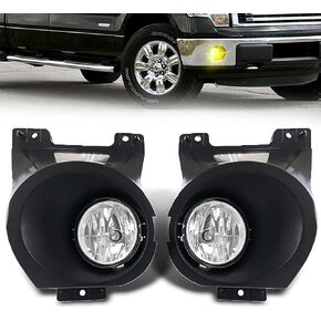 Fog Lights for 2011 2012 2013 2014 Ford F-150 with Bulbs H10 12V42W Driving Lights Assembly (Halogen)