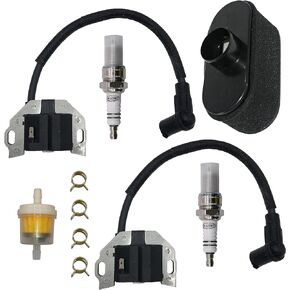 Lanigram 2 قطعة 21171-0743 ملف الإشعال مناسب لـ Kawasaki 21171-0738 21171-0711 21171-0747 21171-7041 21171-7042، لـ Kawasaki FR600V FR651V FR691V FX751V FX801V FX8 50 فولت استبدال لمحرك جون ديري