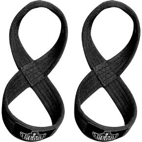 Bear Grips Figure 8 Lifting Straps, Heavy Duty Lifting Straps Figure 8, Powerlifting Figure 8 Straps, Strongman 8 Figure Straps, Weight Lifting Straps, Deadlift Straps, Cotton Figure 8 Wrist Wraps