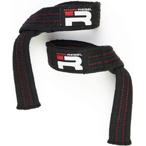 Iron Rebel - Iron Rebel HD Lifting Straps for Men & Women | Wrist and Grip Support | Powerlifting, Bodybuilding, & Weight Lifting