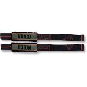 NoCo Lifting Straps - Ballistic Nylon Reinforced Loop - Raw-Edged Neoprene Aesthetic - Synthetic Suede Comfort - Lifting Straps for Weightlifting, Bodybuilding, Powerlifting, Strength Training, Deadlifts