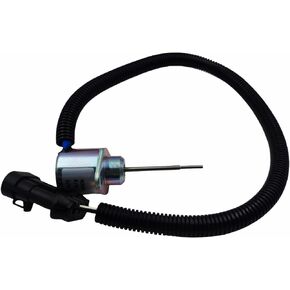 SPJIUQI 12V Fuel ShutOff Stop Solenoid Valve 1503ES-12A5SUC9S 1E152-60011 SA-4298-T Compatible with Kubota Engine V2003