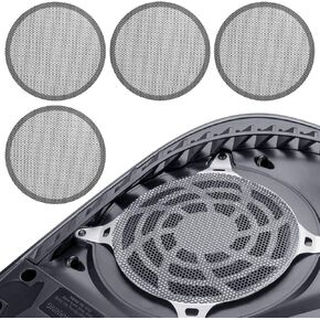 4 Pack Dust Filter for PS5 Heatsink Fan, Dust Cover with Cooling Vents for PS5 Heatsink Fan