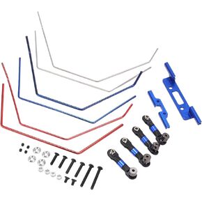 RC Anti Roll Bar Kit, Metal Front and Rear Wide Sway Bar Kit Repair Parts High Hardness Replacement for Slash 2WD for 1/10 RC Car