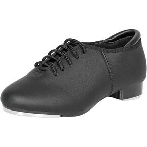 Linodes Unisex-Child Lace up Tap Shoe for Girls, Boys and Kids Tap Flat