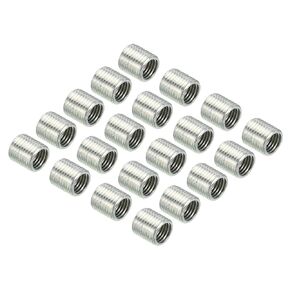 PATIKIL M8x1mm إلى M6x1mm محولات الموضوع كم تقليل الجوز، 10 حزمة 10 مم المسمار تحويل الجوز الخيوط أنبوب مقرنة موصل الأنابيب المناسب