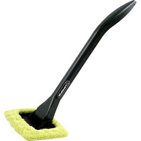 Stalwart Microfiber Cloth Pad Window Cleaner with Long Handle, Adjustable Auto Detailing Tool, 5.25" x 1.75" (1-Pack)