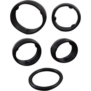PMFCA 5pcs Engine Oil Cooler O-Ring Kit Fit for Fit for Dodge Ram Jeep Chrysler 3.6L 68191356AA Black