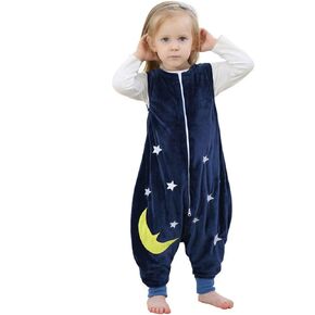 Bycc Bynn Toddler and Early Walker Sleep Fleece Sack with Feet, Baby Sleeveless Wearable Blanket Sleeping Bag…