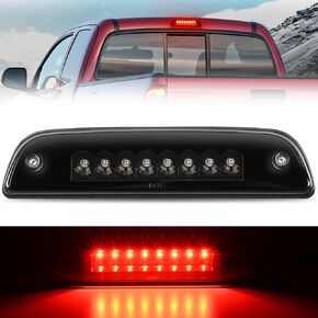 Nilight Third Brake Light High Mount 3rd Brake Stop Reverse Cargo LED Lights for Chevy Silverado GMC Sierra 1500 2500 3500HD 2007-2013 Pickup Truck Rear Cab Center Mount Tail Light, 2 Years Warranty