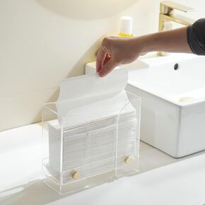 Folded Paper Towel Holder Acrylic Countertop Paper Towel Dispenser Suitable for Z-fold, C-fold or Multi-Fold Paper Towels1