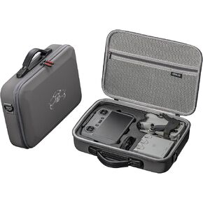 حافظة CENPIN Mini 4 Pro RC 2، حقيبة سفر محمولة من جلد البولي يوريثان، حقيبة حمل لـ DJI Mini 4 Pro مع وحدة تحكم RC 2 (جهاز تحكم عن بعد بالشاشة)، مركز شحن ثنائي الاتجاه وملحقات الطائرات بدون طيار الأخرى in Kuwait