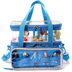 SFYBYHEART Double-Layer Carrying Case Compatible with Toniebox Audio Player Starter Set, Travel Bag Organizer Case for Tonies Characters, Tony Figures Storage Case, Carry bag for Toniebox Accessories in Kuwait