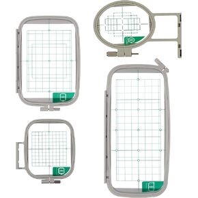 Ultima 4 Piece Embroidery Hoop Set for Brother, Innovis & Baby Lock Embroidery Sewing Machines
