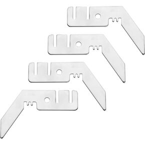 4pcs Pipe and Drape, 4.33x3x1.25inch Pipe and Drape Hooks Double Crossbar Valance Hangers for Wedding Portable Curtain Stand Backdrop